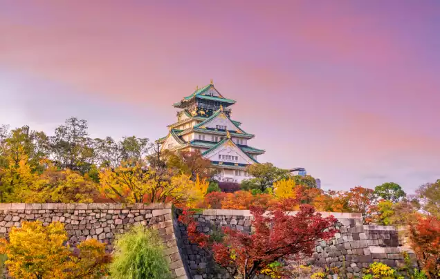 Days 1-2: Fly to Osaka