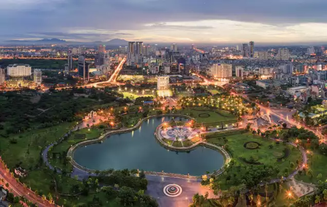 Days 1-2: Fly overnight to Hanoi